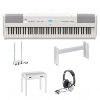 Yamaha P515 White Digital Piano Homepack Bundle